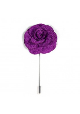 Revers Ansteckblume Rose Violett